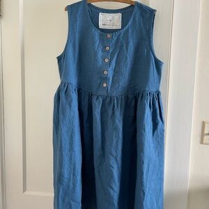 notPERFECTLINEN Teal Dress
